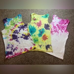 Wonder Nation Tie-Dye Tank Tops